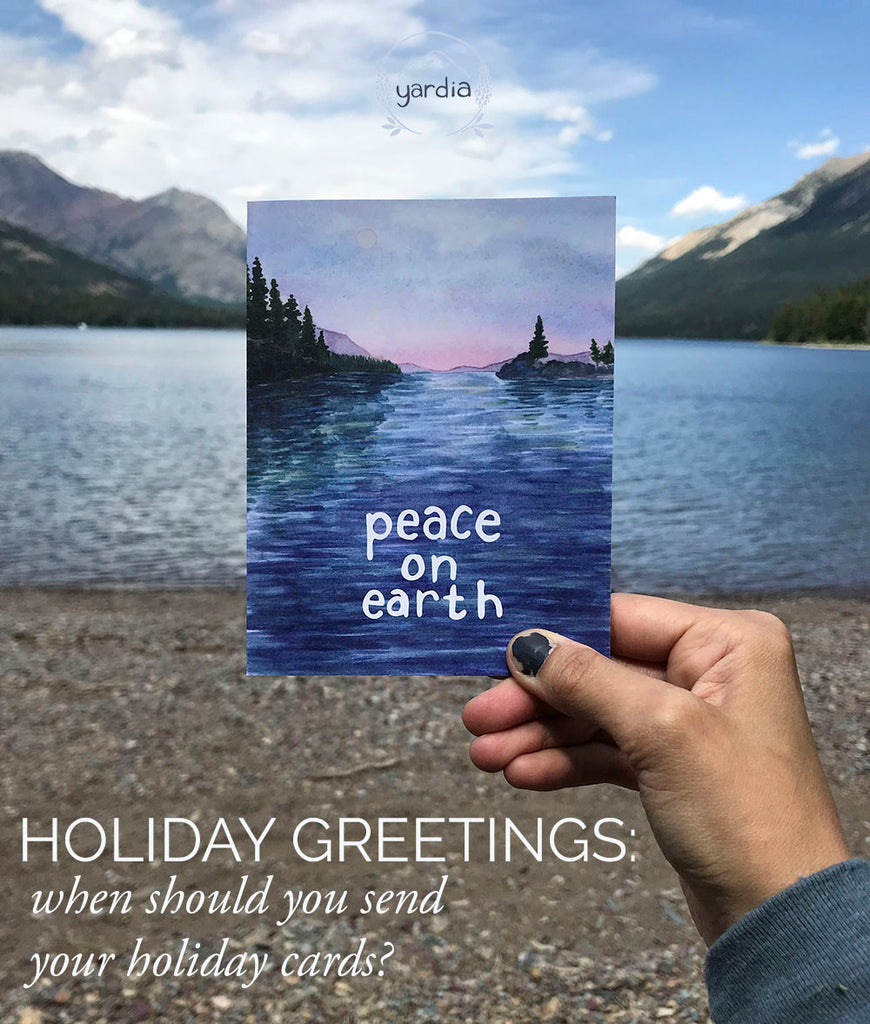 When should I send Christmas cards?