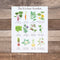 Kitchen Garden Art Print featuring watercolor illustrations of vegetables and fruits, perfect for enhancing home decor. Created by Seattle artist Brigida Swanson.