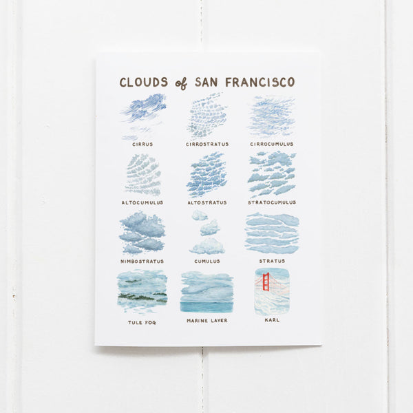 Clouds of San Francisco Card - Everyday Card