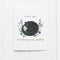Cat Pet Sympathy Card featuring a black cat curled among flowers, offering comfort for pet loss. Blank inside with kraft envelope, watercolor by Brigida Swanson.