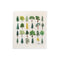 Trees Sponge Cloth - Cellulose Sponge Dish Cloth featuring watercolor tree illustrations, highlighting sustainable, compostable materials for eco-friendly cleaning. Perfect for environmentally conscious households.