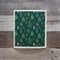 Ferns Sponge Cloth - Cellulose Sponge Dish Cloth featuring watercolor ferns and mushrooms design, eco-friendly and compostable, ideal for sustainable cleaning.