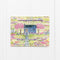 Cozy Birthday Card featuring a watercolor illustration of a cottage surrounded by wildflowers, hand-lettered by Seattle artist Brigida Swanson, blank inside with a kraft envelope.