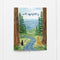 Pet Sympathy Card featuring a watercolor cat and dog gazing at an ocean, with With Sympathy message, printed on recycled cardstock. Blank inside, includes kraft envelope.