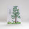 Uplifting Father's Day Card featuring a watercolor tree with birds, printed on recycled cardstock, blank inside, includes a kraft envelope.