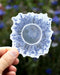 Hand holding the Solar Eclipse - Watercolor Moon Sticker, featuring a watercolor solar eclipse illustration, perfect for adding astrological style to your belongings.