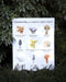 Mushrooms of the Pacific Northwest Art Print featuring watercolor illustrations of nine mushrooms with common and Latin names, created by artist Brigida Swanson.
