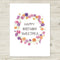 Sweetpea Birthday Card