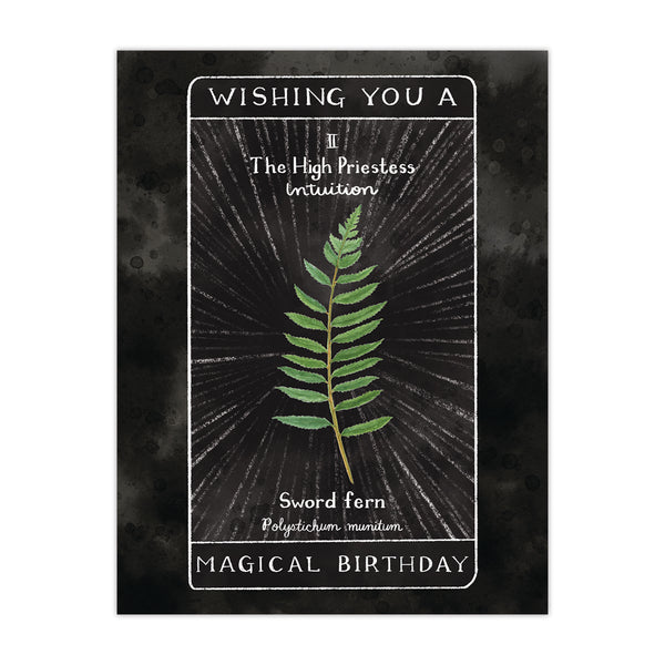 Tarot Magical Birthday Card - Birthday Greeting Card