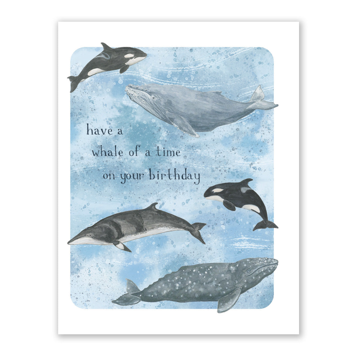 Whale of A Time Birthday Card