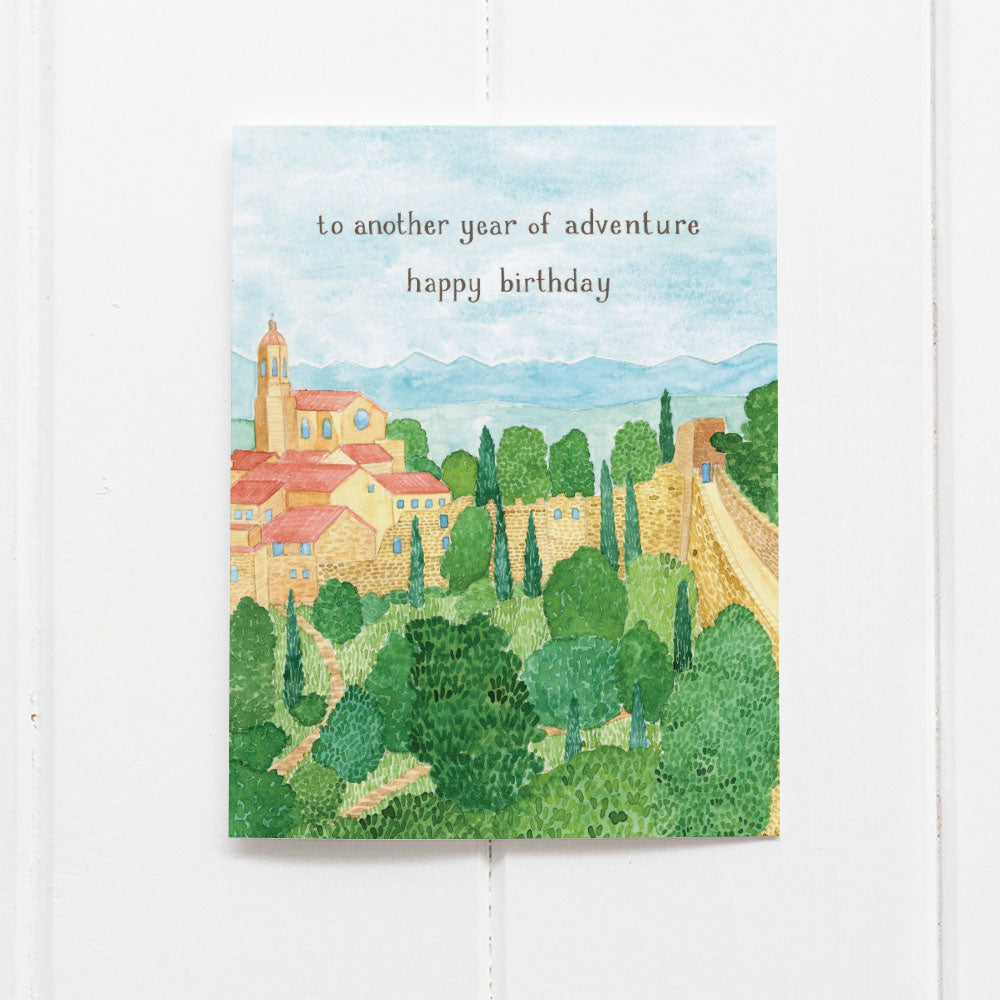 Another Year of Adventure Birthday Card - Travel Birthday Card