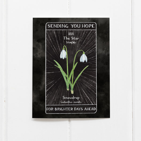 Tarot Hope Card - Encouragement Greeting Card