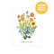 Gay Pride Bouquet Card, LGBTQ Pride Greeting Card