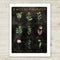 Witchy Halloween Botanical Card - Shakespeare Macbeth Halloween Card