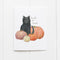 Black Cat and Pumpkins Halloween Card - Trick Or Treat Card