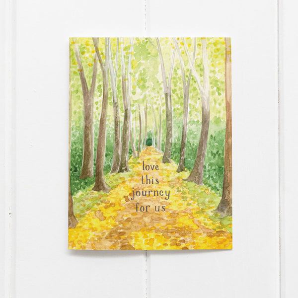 Love This Journey For Us Anniversary Card - Travel-Themed Love Card