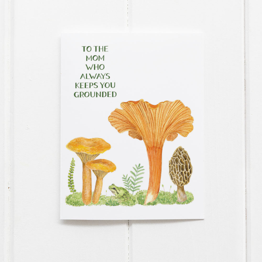Mushroom Mothers Day Card - Mom Greeting Card