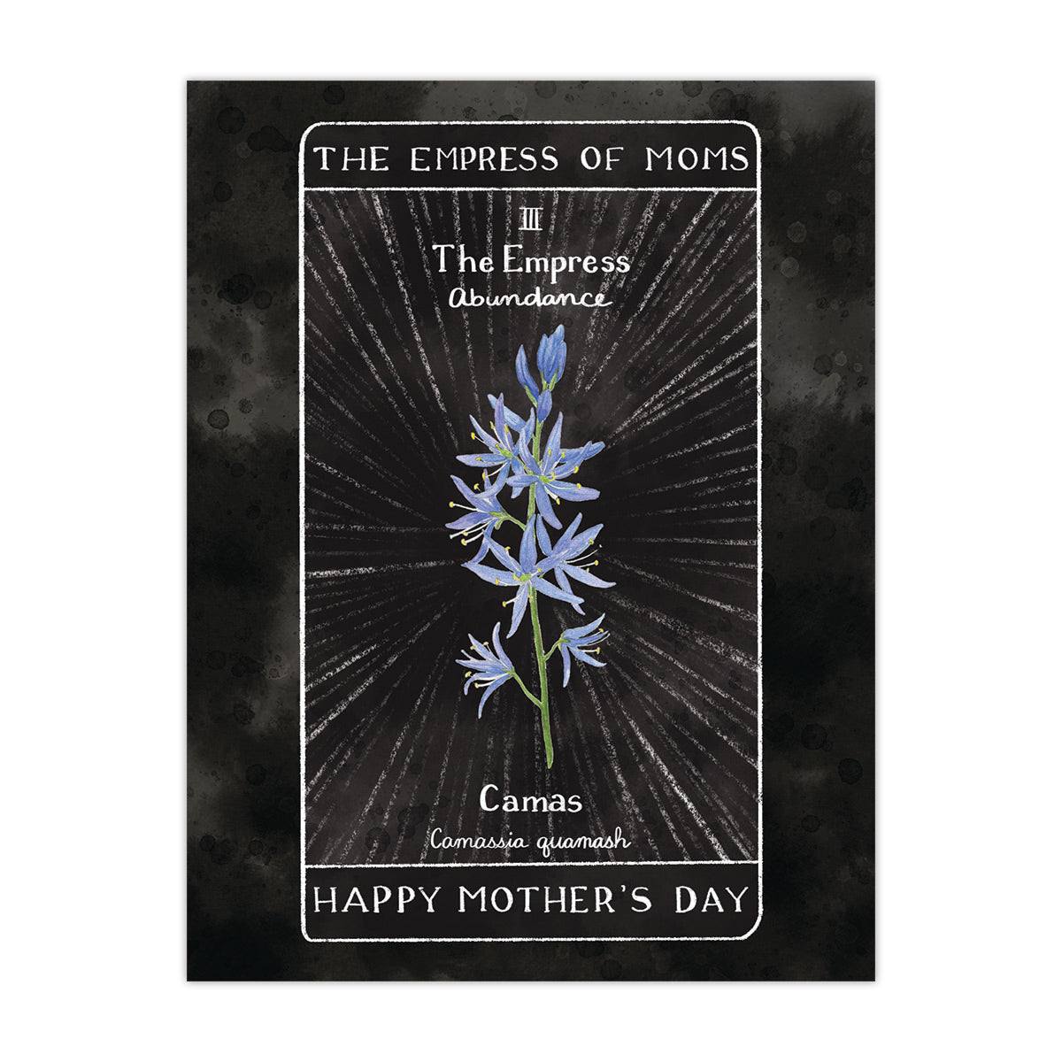 Tarot Mother's Day Card - Botanical Greeting Card