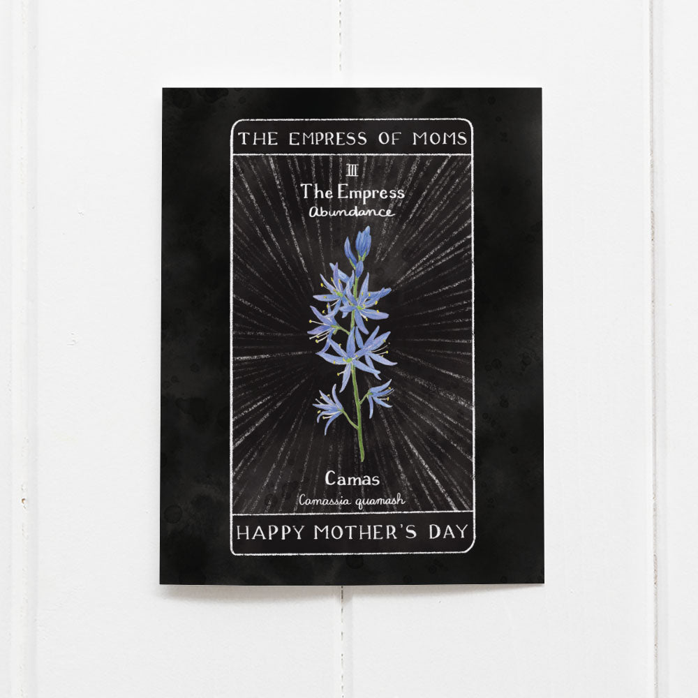 Tarot Mother's Day Card - Botanical Greeting Card