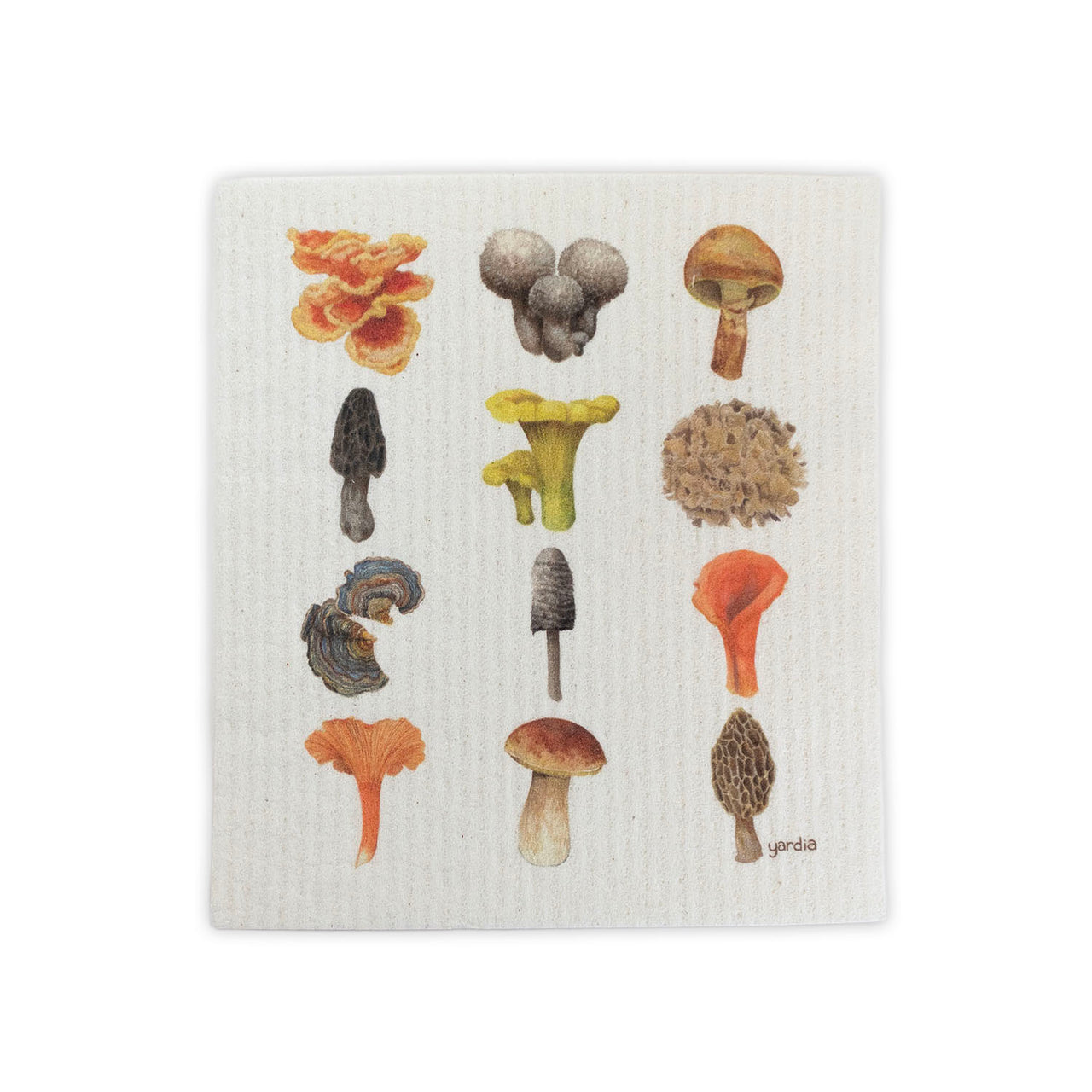 Mushrooms Sponge Cloth - Cellulose Sponge Dish Cloth