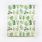 Culinary Herbs Sponge Cloth features a watercolor herb pattern, made from cellulose sponge, offering a reusable, biodegradable cleaning solution. Designed by Brigida Swanson in Seattle.