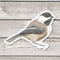 Chickadee Sticker - Watercolor Bird Sticker for Birders