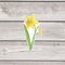Daffodil Sticker - Watercolor Floral Vinyl Sticker