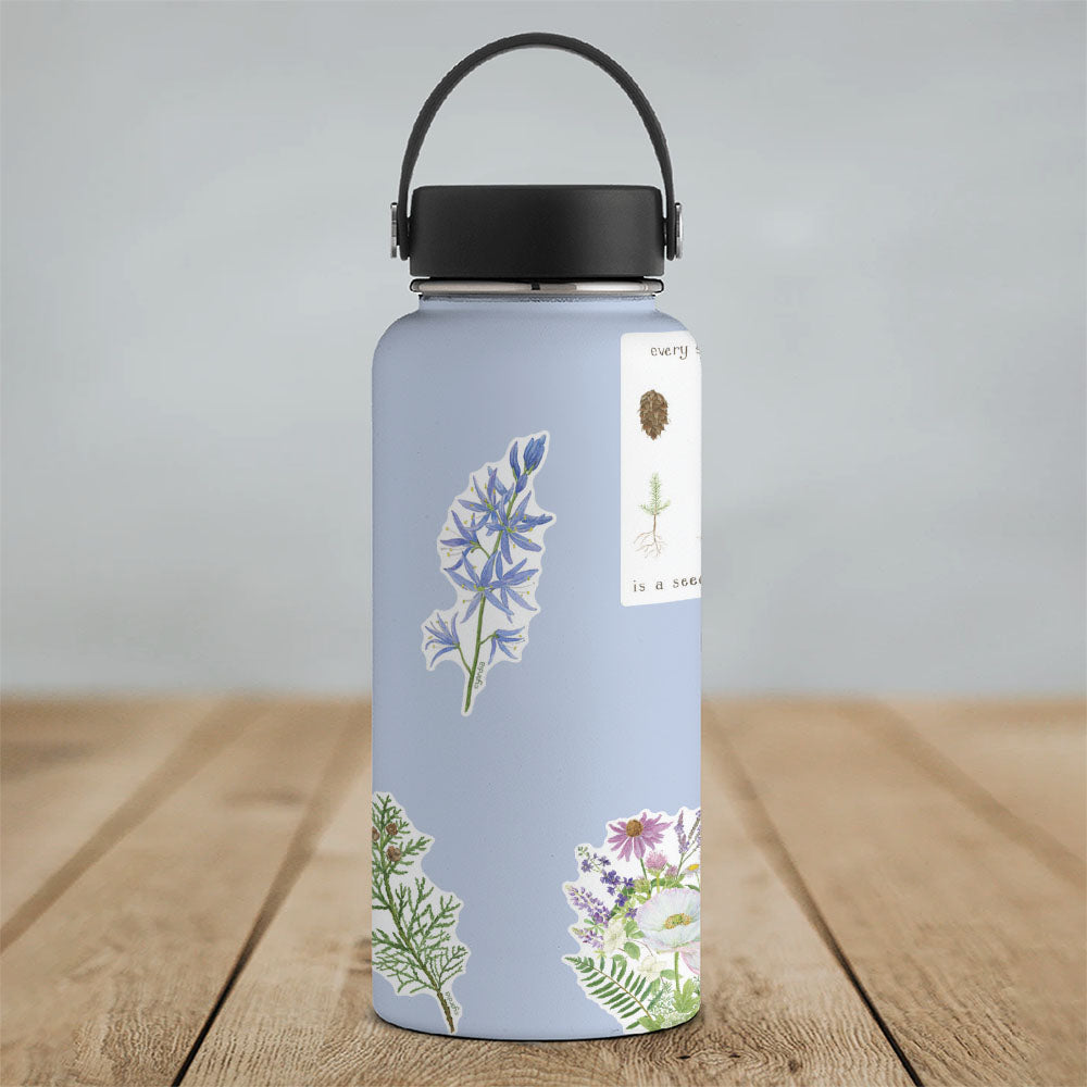 Camas Sticker - Watercolor Flower Vinyl Sticker