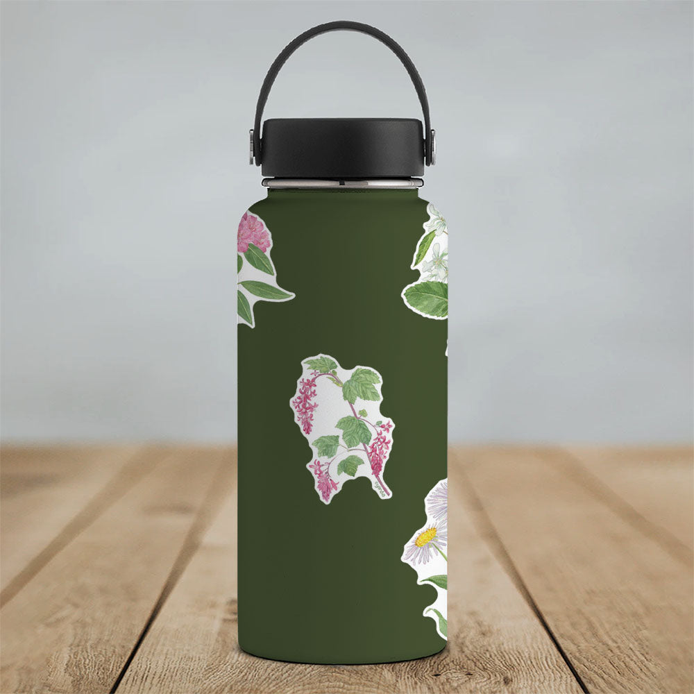 Red Flowering Currant Sticker - Northwest Vinyl Sticker