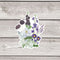 Asexual and Demisexual Pride Bouquet Sticker - Watercolor Botanical Floral LGBTQ Vinyl Sticker