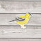 American Goldfinch Bird Sticker - Watercolor Birding Vinyl Sticker