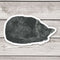 Black Cat Sticker - Watercolor Cat Vinyl Sticker