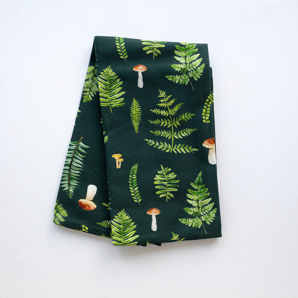Ferns Tea Towel - Organic Cotton Kitchen Towel – Yardia