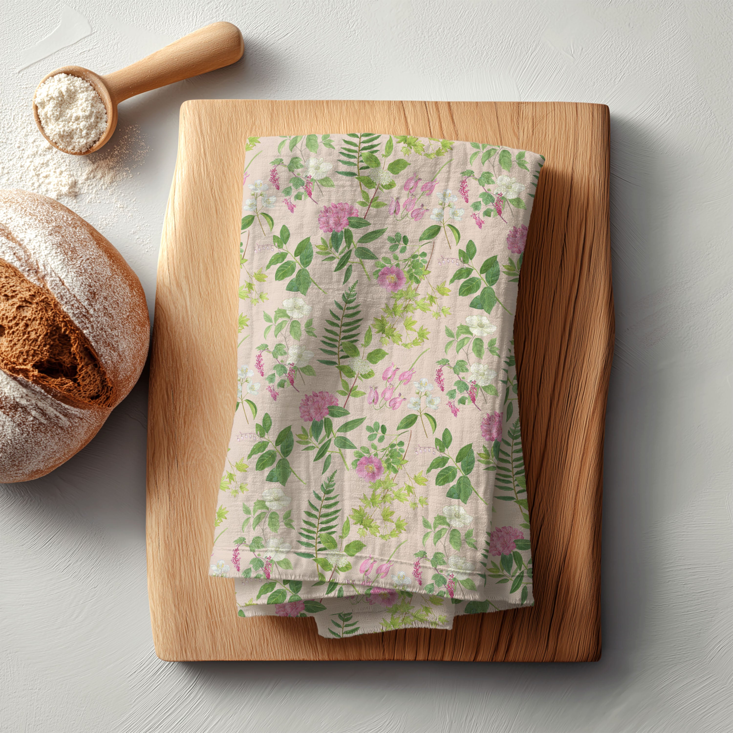 Pacific Northwest Gardening Organic Cotton Tea Towel