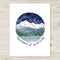 Mountains of Gratitude Thank You Card