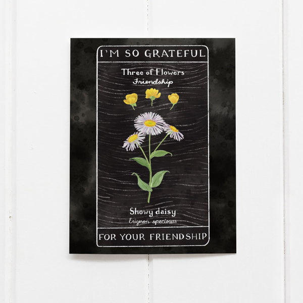 Tarot Friendship Card - Thank You Greeting Card