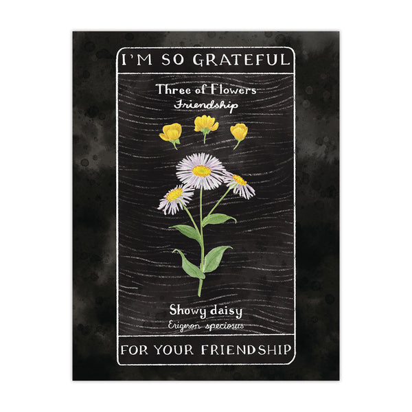 Tarot Friendship Card - Thank You Greeting Card