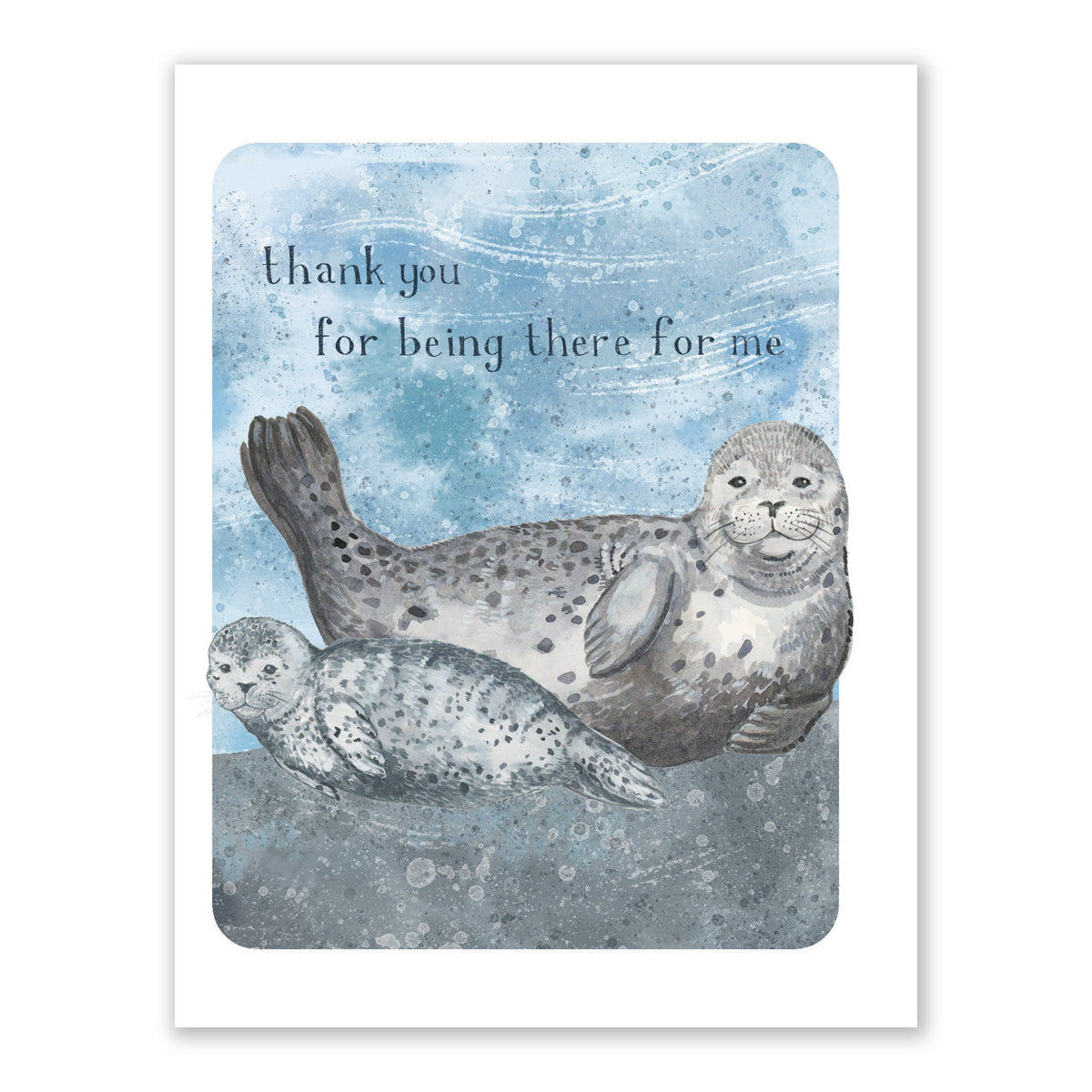 Harbor Seals Thank You Card