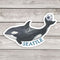 Seattle Soccer Orca Sticker - World Cup Sticker