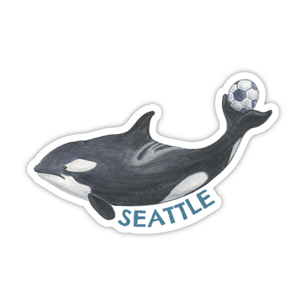 Seattle Soccer Orca Sticker - World Cup Sticker