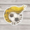 Seattle Soccer Banana Slug Sticker - World Cup Sticker