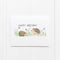 Hedgehogs Birthday Card featuring watercolor hedgehogs and flowers with a hand-lettered birthday message, blank inside, includes a kraft envelope.