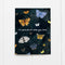 I'm Proud Of Who You Are greeting card with watercolor butterflies on black background