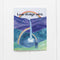 Love Wins Card showcasing a watercolor illustration of a couple admiring a waterfall and rainbows, designed for celebrating LGBTQ weddings and engagements.