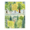 treemendous Father's Day card shows a watercolor illustration of a forest made up of many types of trees