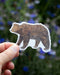 Grizzly Bear - Watercolor California Grizzly Sticker