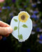 Sunflower - Watercolor Wildflower Sticker