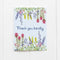 Wildflowers Thank You Card featuring Pacific Northwest wildflowers and Thank you kindly text, printed on recycled cardstock, blank inside, includes a kraft envelope.