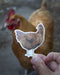 chicken sticker with hen